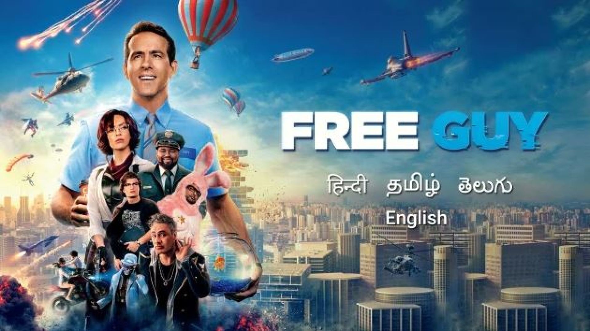 Free Guy (2021) Dual Audio [Hindi ORG & ENG] WEB-DL 1080p